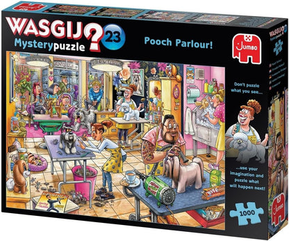Jumbo, Wasgij Mystery 23, Pooch Parlour, Jigsaw Puzzles for Adults, 1000 piece