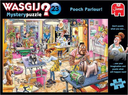 Jumbo, Wasgij Mystery 23, Pooch Parlour, Jigsaw Puzzles for Adults, 1000 piece