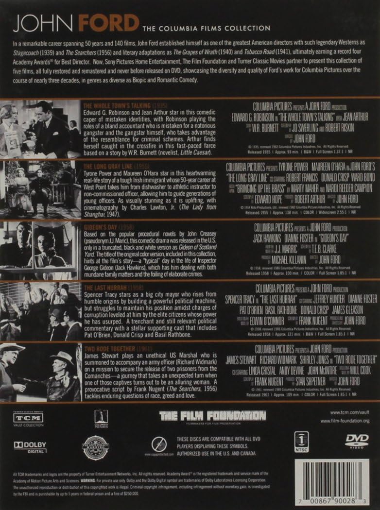 John Ford: The Columbia Films Collection [5 disc]