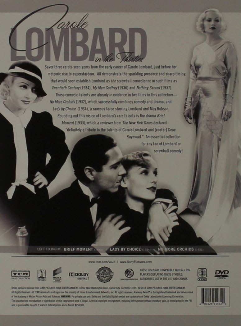 Carole Lombard - In the Thirties DVD Collection