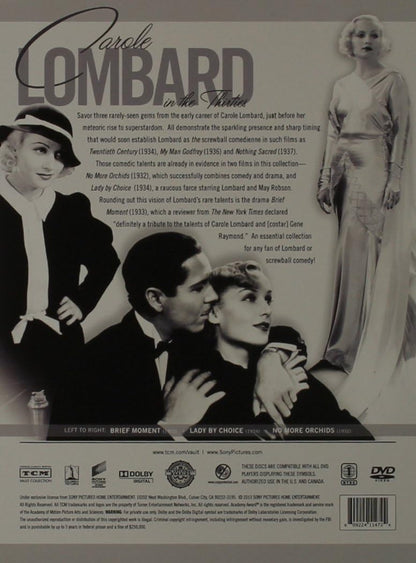 Carole Lombard - In the Thirties DVD Collection