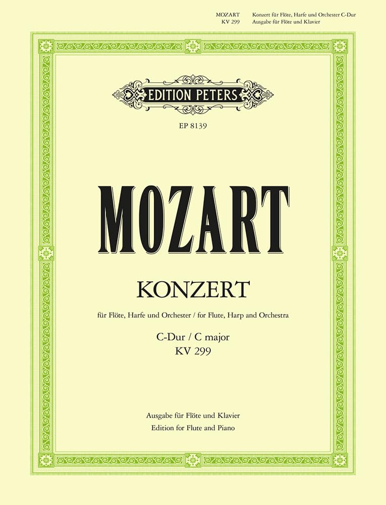 Concerto for Flute, Harp and Orchestra in C K299 Edition for Flute and Piano: Edition for Flute and Piano