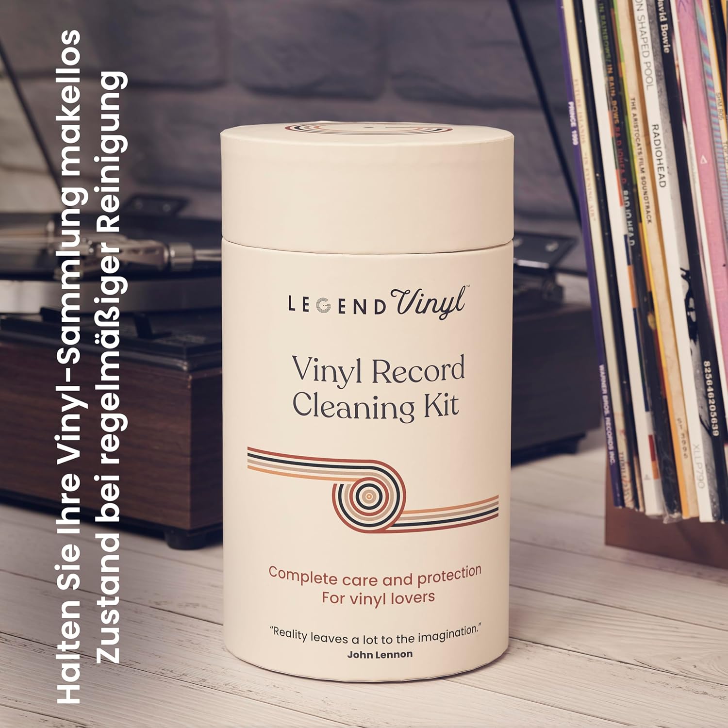 Record Cleaner | 13 Pieces | Vinyl Record Cleaner Kit | 200ml Cleaning fluid | 2 Microfibre Cloths | 10 x Wet and Dry Wipes | Ultimate Vinyl Records Collection Kit for Enthusiasts
