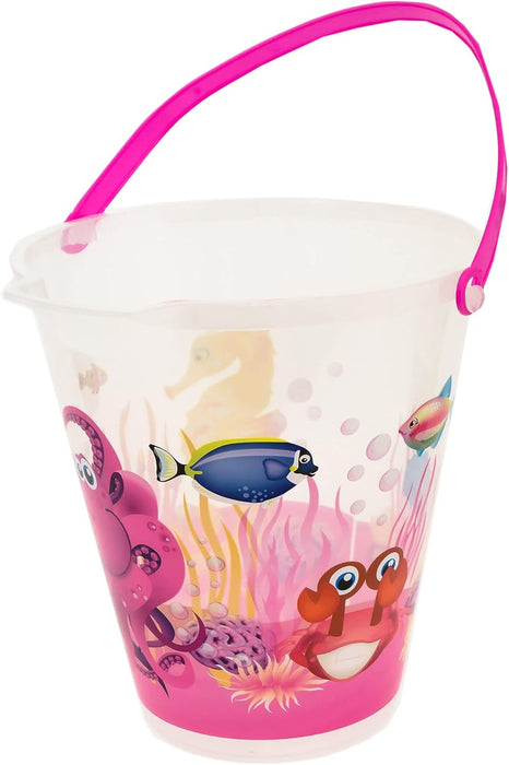 Set of 4 Sea Life Design Kids Garden Beach Toy Bucket