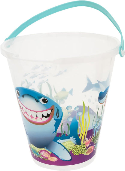 Set of 4 Sea Life Design Kids Garden Beach Toy Bucket