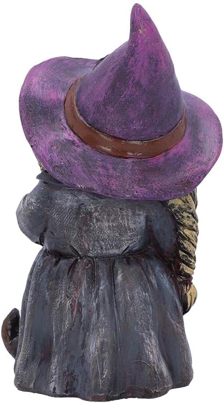 Nemesis Now D5049R0 Double Small Witch and Cauldron Figurine, Polyresin, Black, 9.7cm