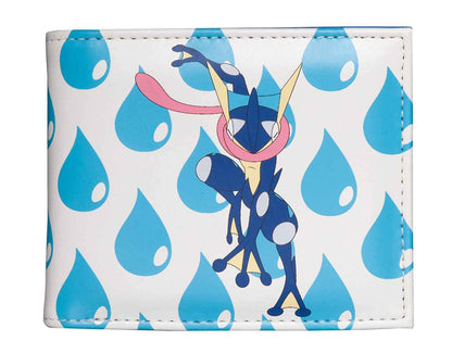 Difuzed Men's Pokémon Greninja Bifold Wallet, White, One Size