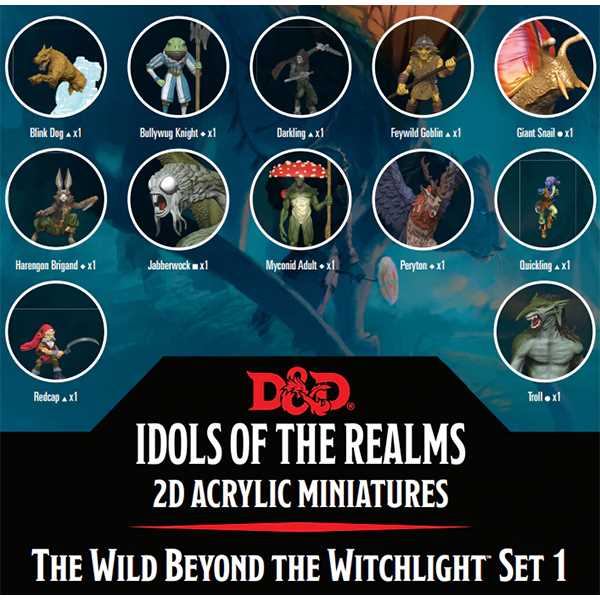 D&D Idols of the Realms: The Wild Beyond The Witchlight : 2D Set 1