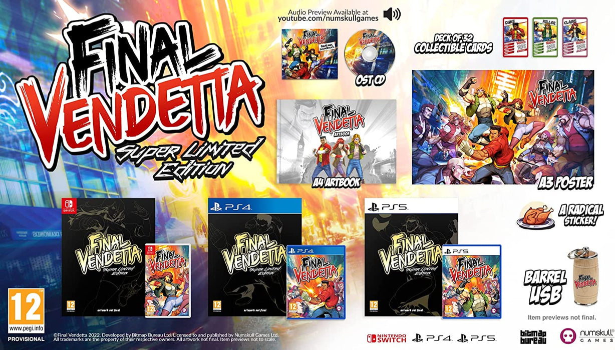 Final Vendetta - Super Limited Edition PlayStation 4 Super Limited Edition