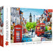 Trefl London Street - 1000 Piece Jigsaw Puzzles for Adults & Children Aged 12+ - Double Decker Bus & Big Ben Puzzle