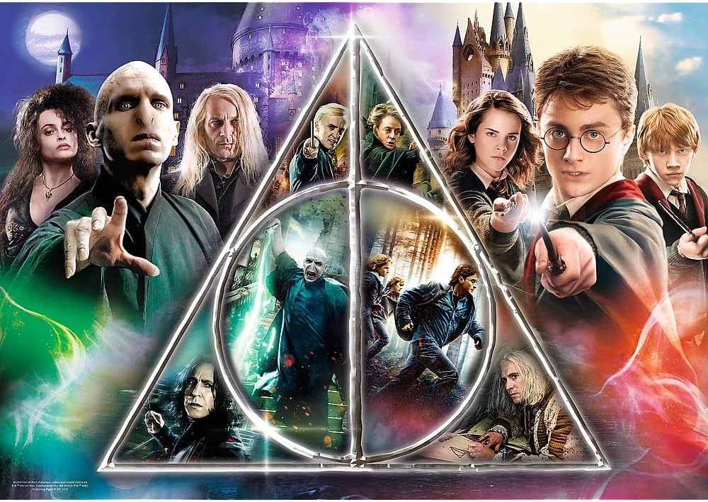 Trefl Harry Potter Deathly Hallows - 1000 Piece Jigsaw Puzzles for Adults & Children Aged 12+ Wizarding World Puzzle