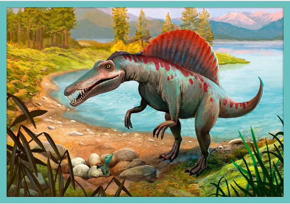 Trefl 1, 10, 20 a 48 Piezas Dinosaurios, Diferentes Niveles de Dificultad, Entretenimiento, para Niños a Partir de 4 Años Puzzle, Color triff All Dinos, 0 (90390