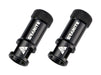 Granite Juicy Nipple Valve Cap with Valve Core Removing Function, Easy to Use Bike Tyre Caps Dust Covers, Durable Alloy Tyre Valve Cap (Black