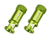 Granite Juicy Nipple Valve Cap with Valve Core Removing Function, Easy to Use Bike Tyre Caps Dust Covers, Durable Alloy Tyre Valve Cap (Green