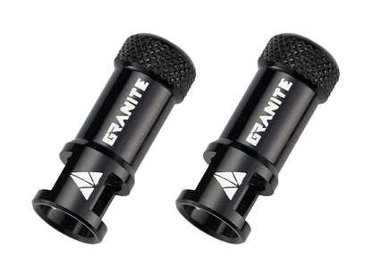 Granite Juicy Nipple Tubeless Valve and Removal Tool in Black 80Mm, Black