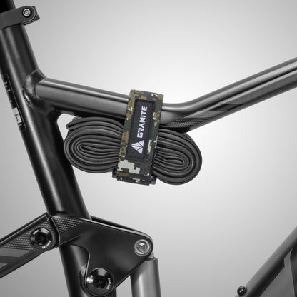 Granite Rockband MTB Frame Carrier Strap for Inner Tubes and Bike Tool Kit, Bike Storage Solution for Attaching Extra Gear on Your Mountain Bike, BMX Bike, Road Bike and Gravel Bike