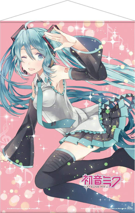 Hatsune Miku Wandrolle Pink Glitter Miku 50 x 70 c