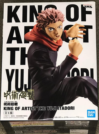 Banpresto JUJUTSU KAISEN - Yuji Itadori - Figurine King of Artist 20cm