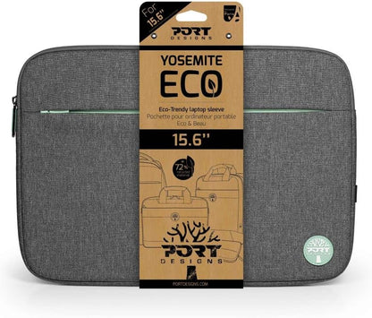 Port Designs Yosemite Eco 15.6" Laptop Sleeve Case - Made From 72% Recycled Material