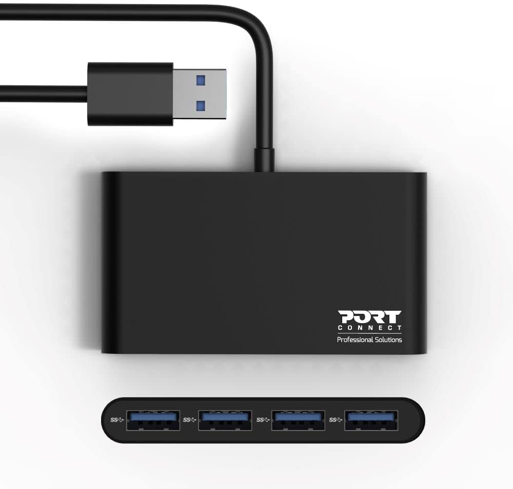 Northamber PLC PORT DESIGNS 900121 USB HUB 4 PORTS 3.0 - (Components > USB Hubs
