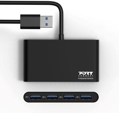 Northamber PLC PORT DESIGNS 900121 USB HUB 4 PORTS 3.0 - (Components > USB Hubs