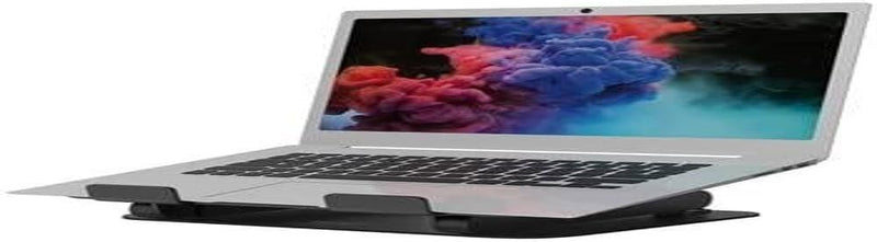 Port Designs Ergonomic Adjustable Laptop Stand for 10 to 15.6 Inch Laptop - Ultra Durable and Non-Slip - Black