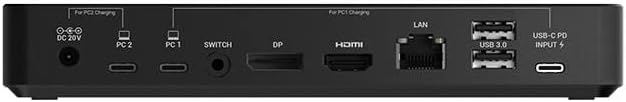 I-TEC DOCKING STATIONS USB-C/THUNDERBOLT KVM DOCKING STATION DUAL DISPLAY POWER DELIV