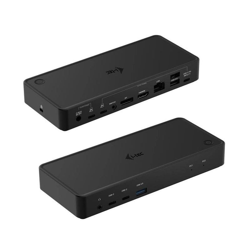 I-TEC DOCKING STATIONS USB-C/THUNDERBOLT KVM DOCKING STATION DUAL DISPLAY POWER DELIV