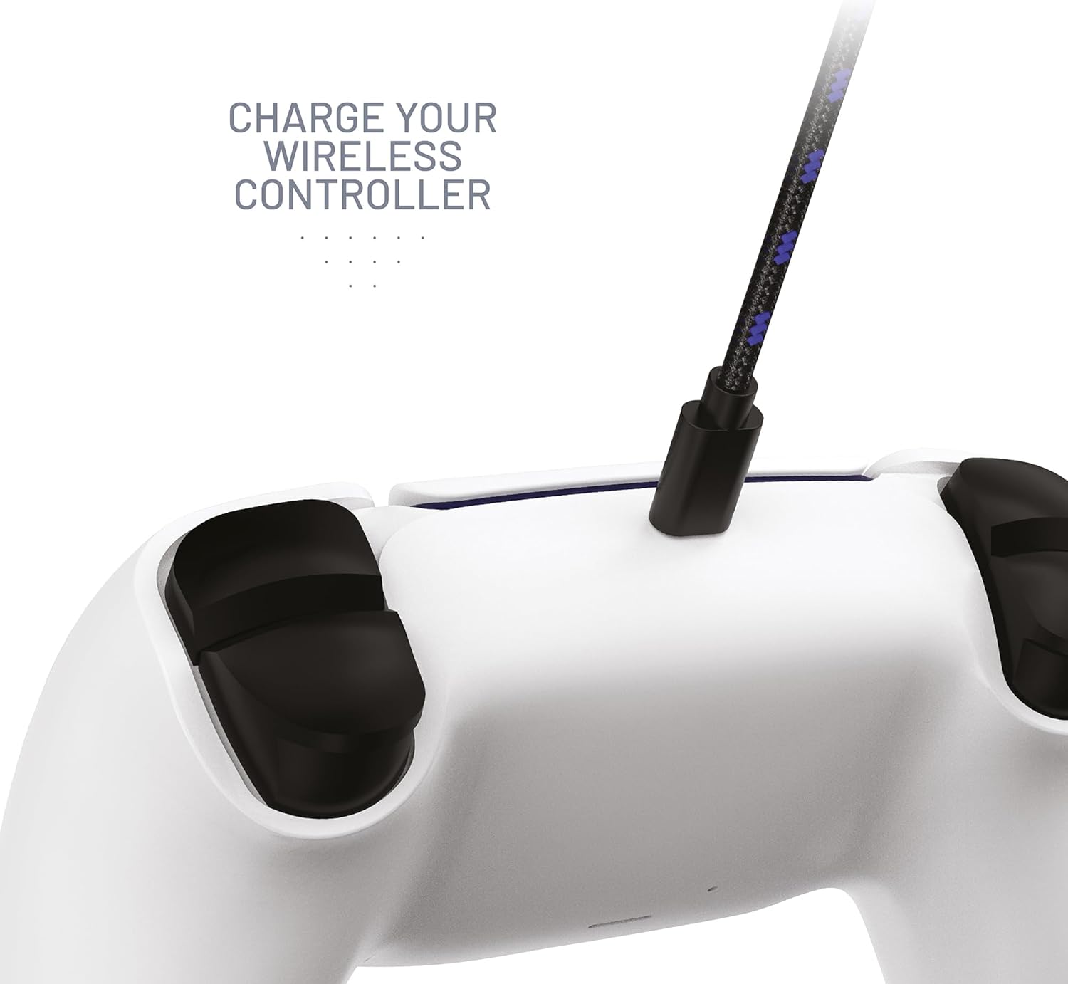 3M Twin Premium Braided Play & Charge Cables for PS5