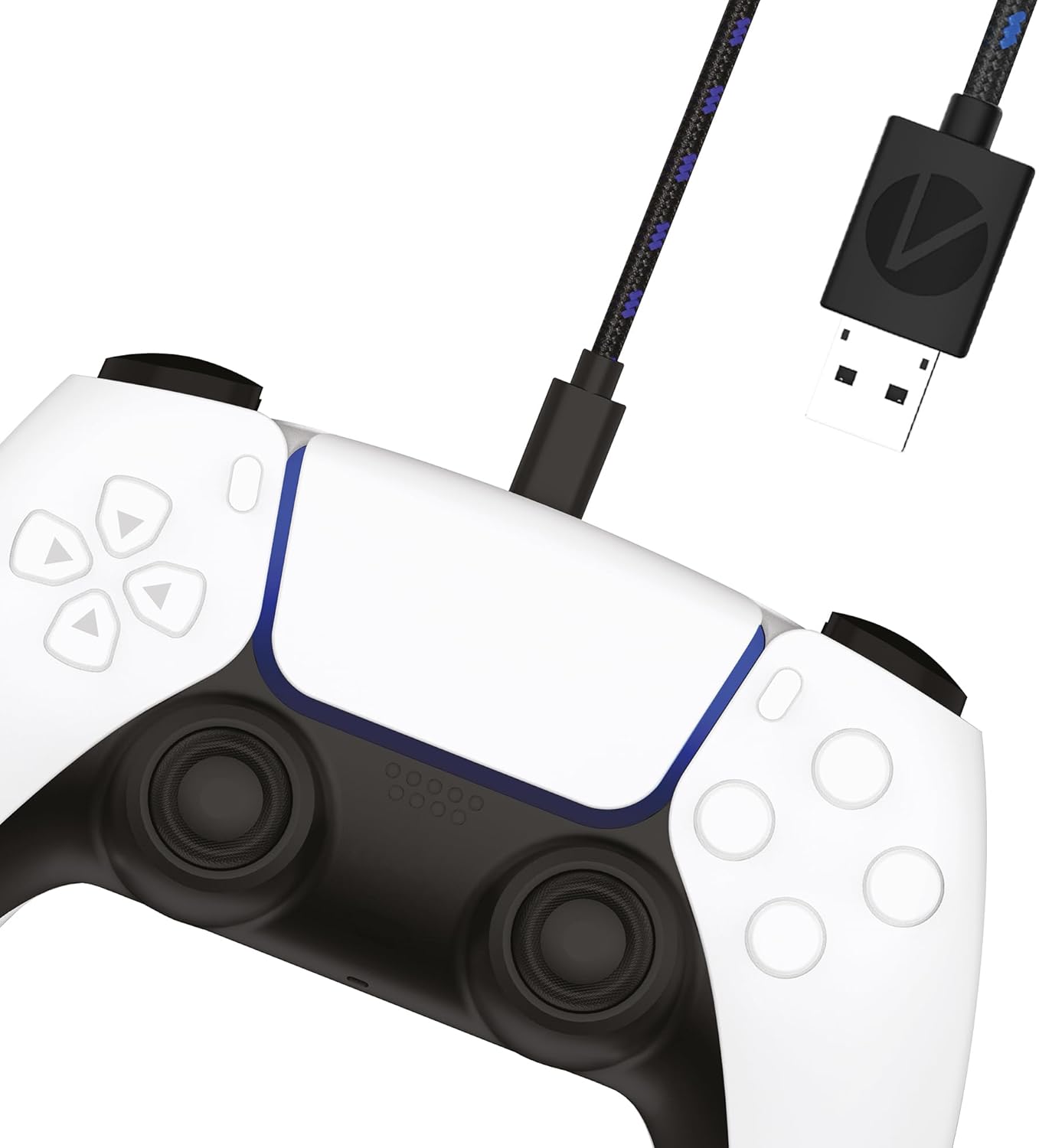 3M Twin Premium Braided Play & Charge Cables for PS5
