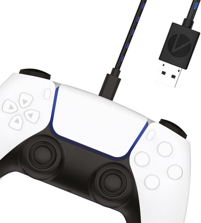 3M Twin Premium Braided Play & Charge Cables for PS5