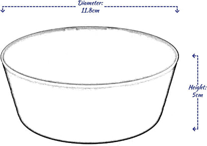 Set of 6 Plastic Cereal Bowls Coloured Stackable Breakfast Oatmeal Muesli Colour Bowls Dessert Soup Salad Appetizer Lightweight Reusable Ideal for Kids Camping Outdoor Picnics, Pastel