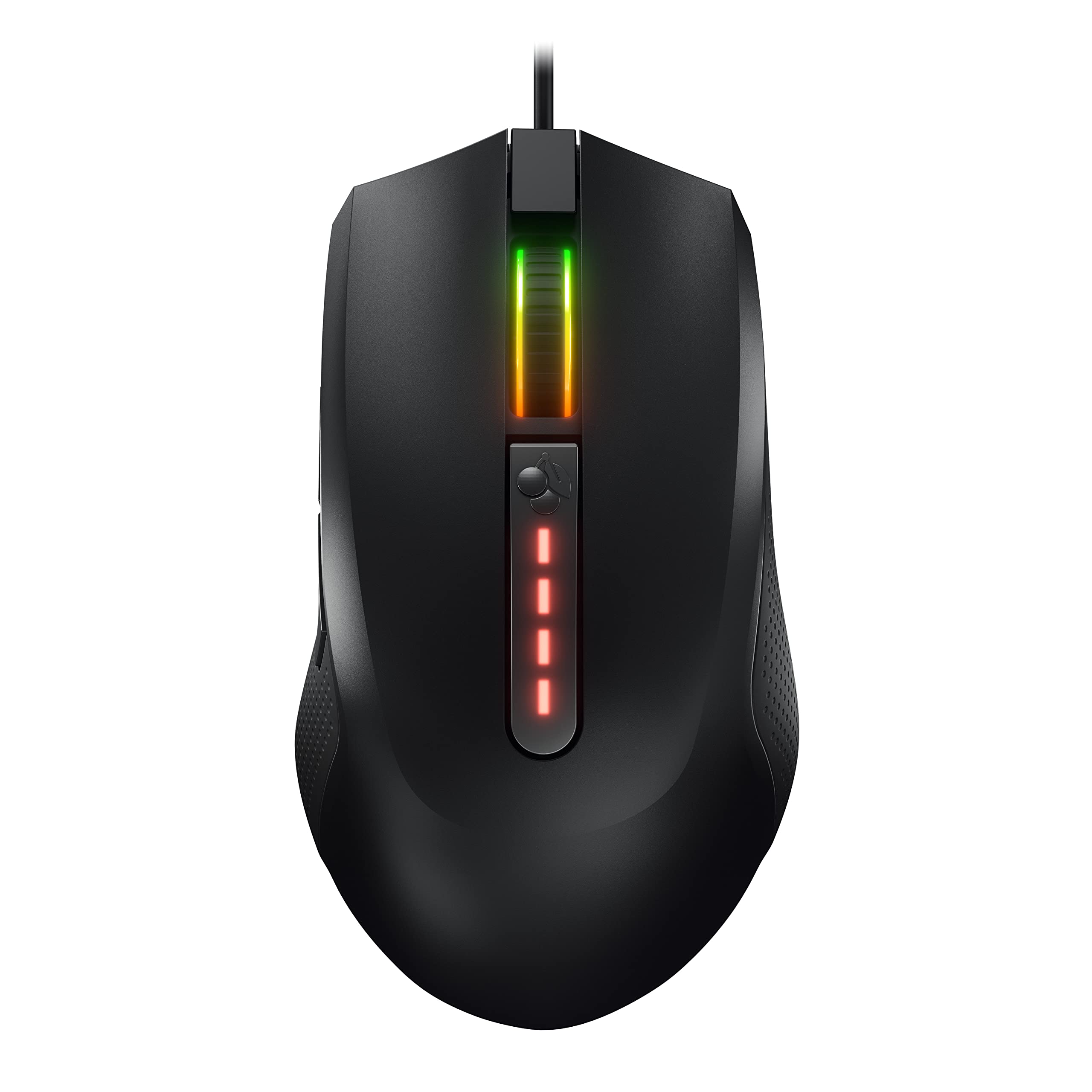 CHERRY MC 2.1, wired gaming mouse, precise 5000 dpi Pixart sensor, RGB lighting, programmable user profiles, ergonomic right-hand mouse