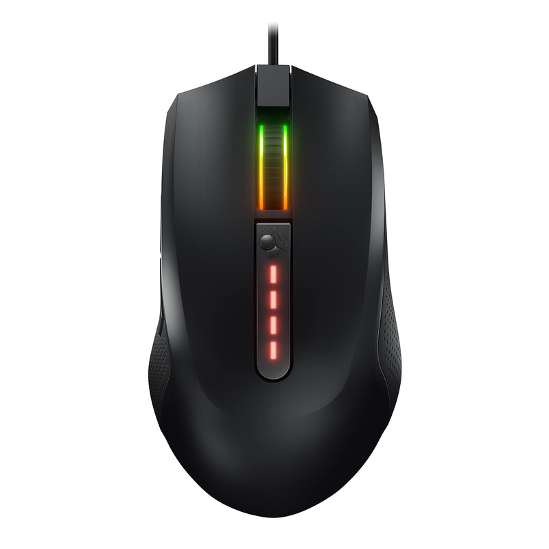 CHERRY MC 2.1, wired gaming mouse, precise 5000 dpi Pixart sensor, RGB lighting, programmable user profiles, ergonomic right-hand mouse
