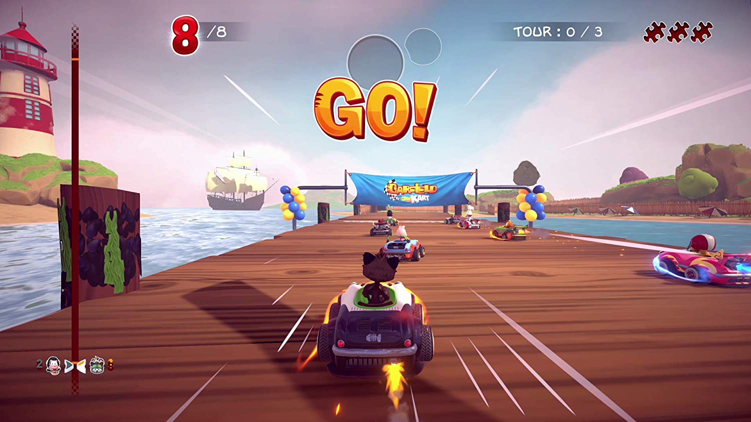 Garfield Kart: Furious Racing - Replay (Switch