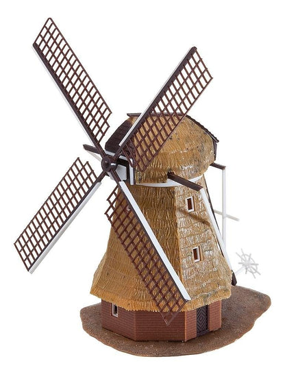 Faller 232250 Typical Windmill w/o mtr N Scale Building Kit Juego de construcción, Color Blanco, Medium (F232250