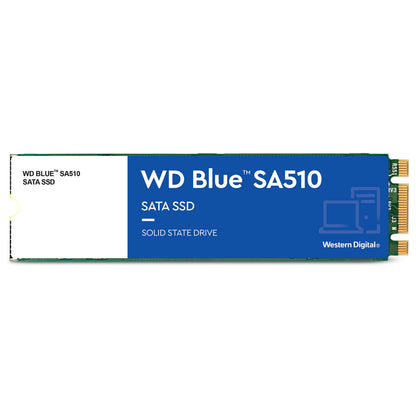 WD Blue SA510 500GB, M.2 SATA SSD, up to 560 MB/s, Includes Acronis True Image for Western Digital, Disk & Cloning Migration, Flexible backup & recovery, ransomware protection