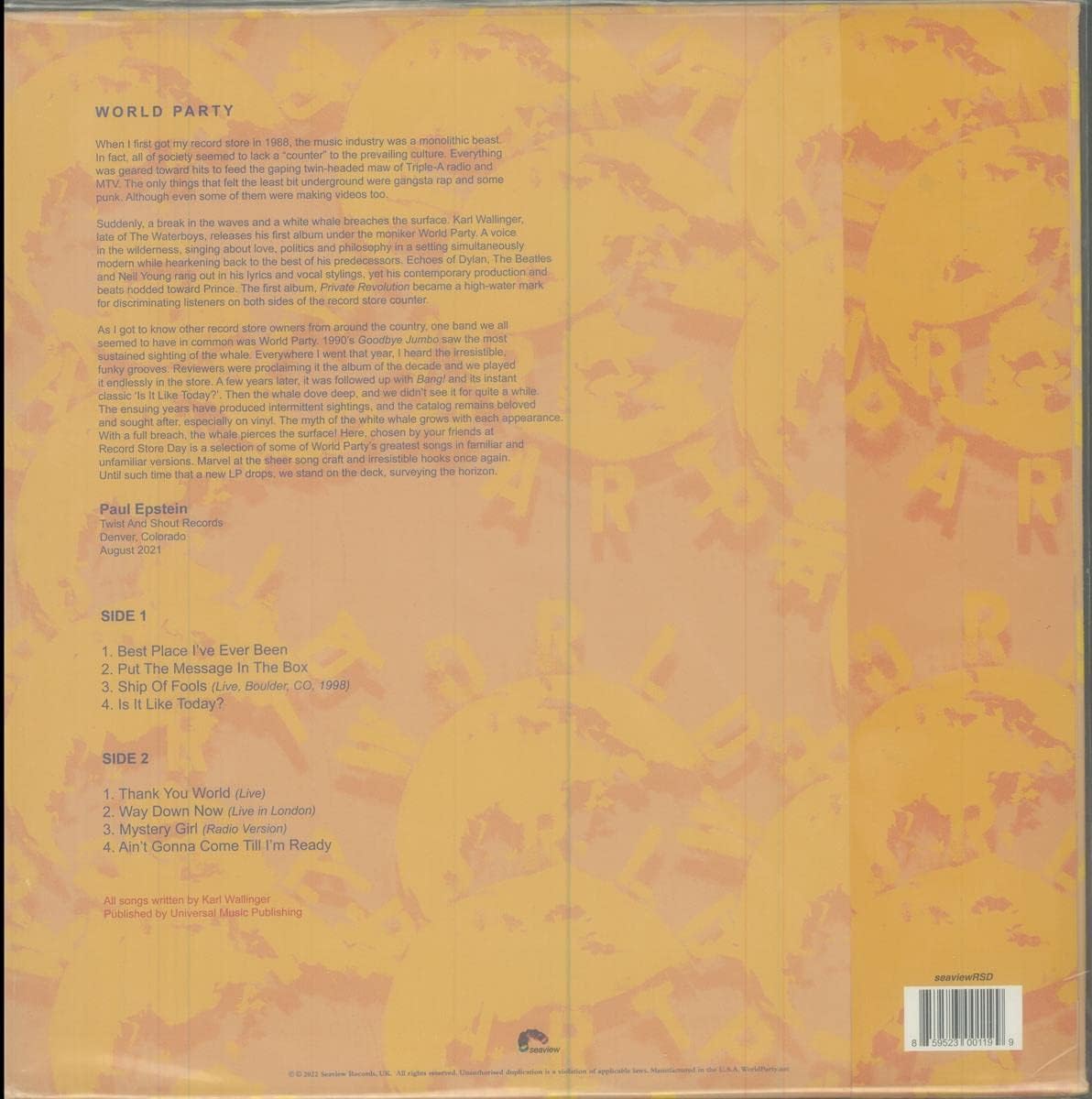 Seaview Records Present