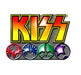 KISS Pin Badge: Logo & Icons