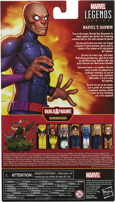 Hasbro Marvel Legends Series X-Men Marvel’s Darwin Action Figure 15cm Collectible Toy, 2 Accessories and 1 Build-A-Figure Part MVL XMEN LEGENDS DARWIN