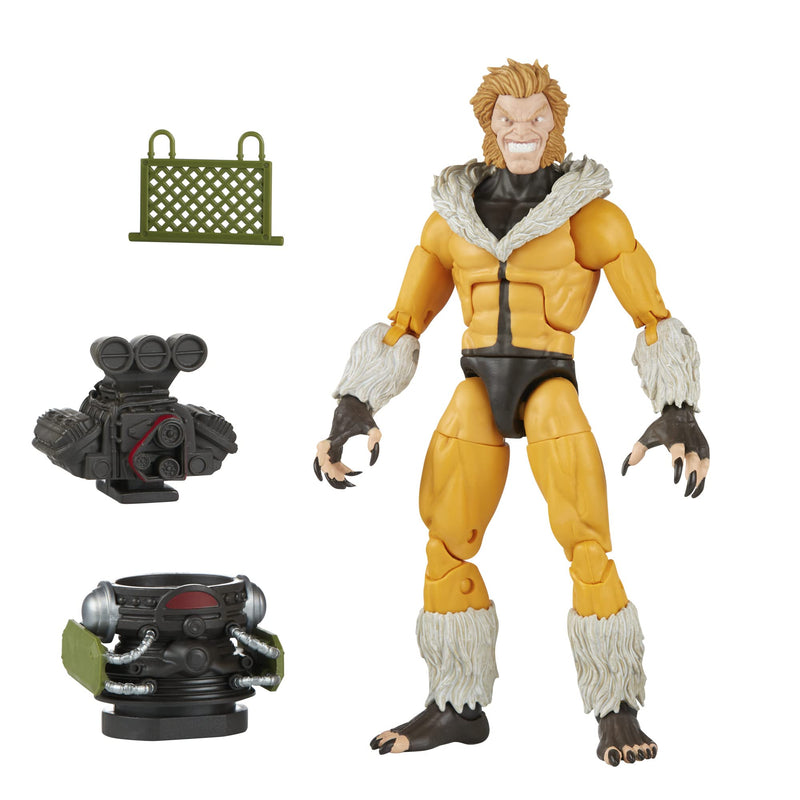 Hasbro Marvel Legends Series X-Men Sabretooth Action Figure 15cm Collectible Toy, 3 Build-A-Figure Part
