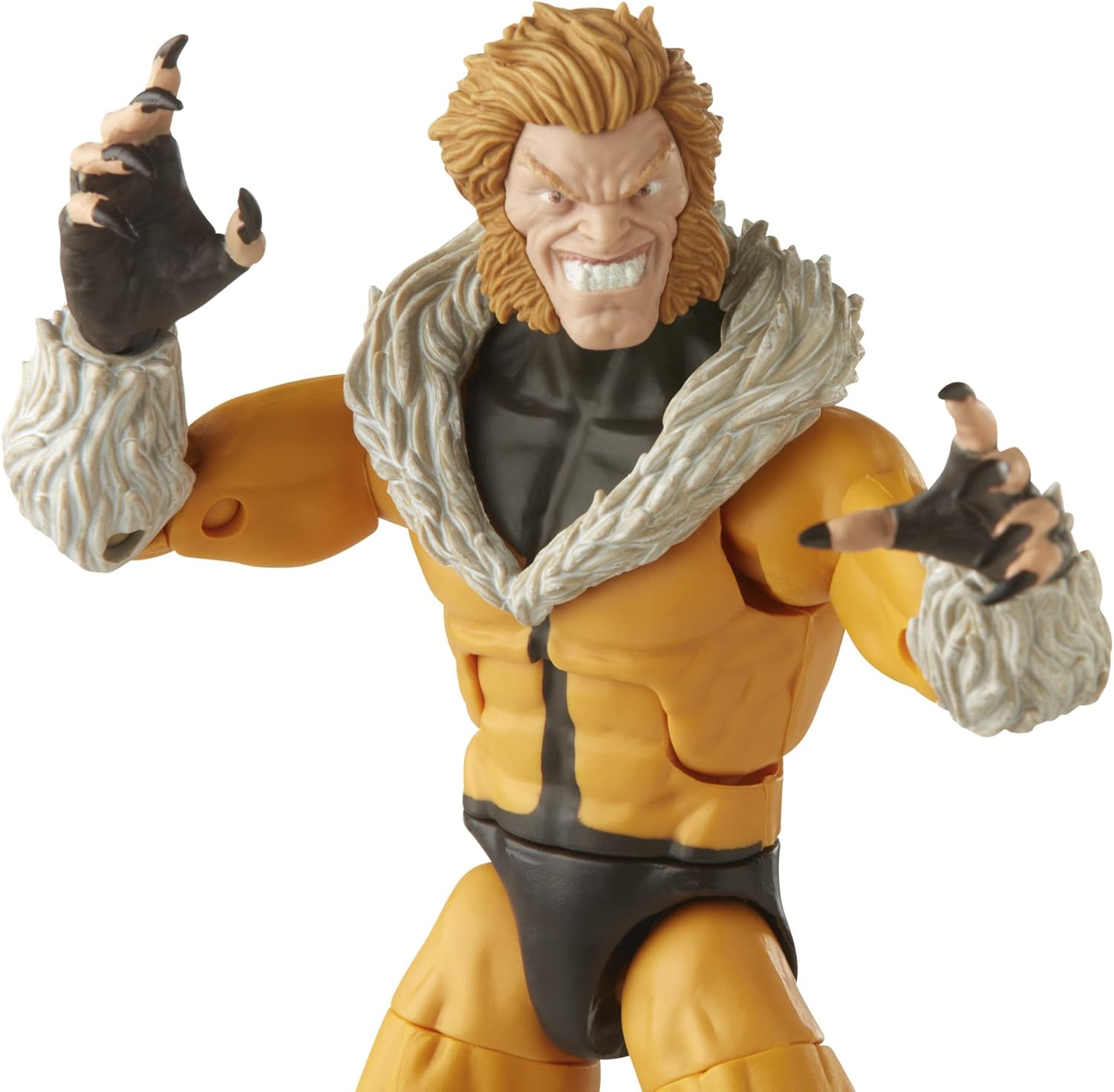 Hasbro Marvel Legends Series X-Men Sabretooth Action Figure 15cm Collectible Toy, 3 Build-A-Figure Part