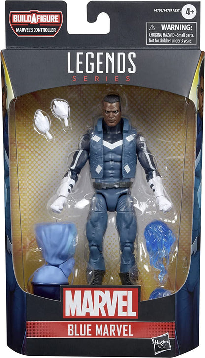 Marvel Hasbro Legends Series Blue Action Figure 6-inch Collectible Toy, 4 Accessories Multicolor F4792