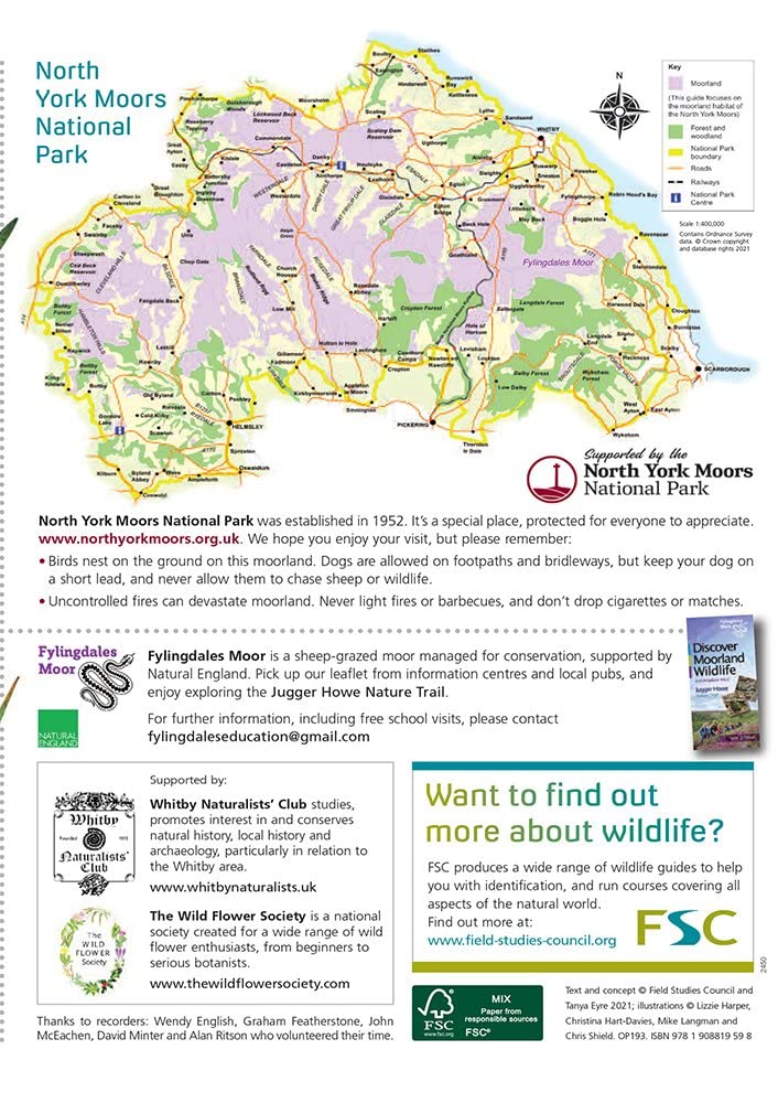 Moorland wildlife of the North York Moors