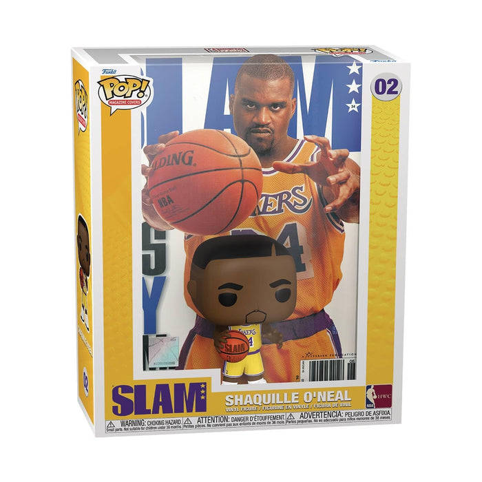 Funko Pop! NBA Cover: SLAM - Shaquille O'Neal - Figura in Vinile da Collezione - Idea Regalo - Merchandising Ufficiale - Giocattoli per Bambini e Adulti - Sports Fans - Figura per i Collezionisti