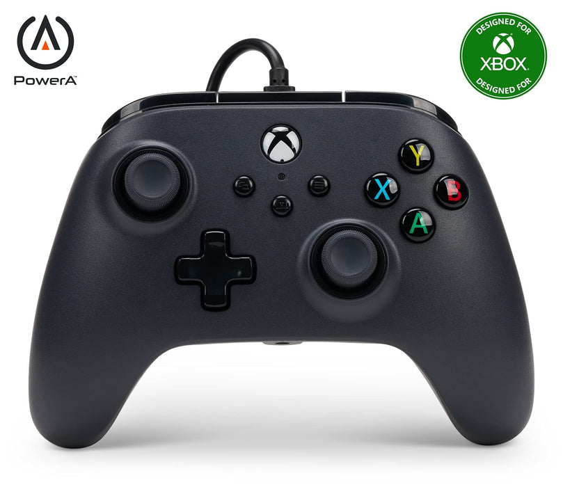 PowerA Wired Controller For Xbox Series X|S - Black, Gamepad, Wired Video Game Controller, Gaming Controller, Works with Xbox One (Xbox Series X