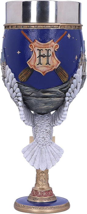 Nemesis Now Collectable Goblet Harry Potter Hogwarts School of Witchcraft and Wizardry Kelch zum Sammeln, Harz, Blau, 1.25 picometer, 1 Stück (1er Pack