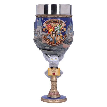 Nemesis Now Collectable Goblet Harry Potter Hogwarts School of Witchcraft and Wizardry Kelch zum Sammeln, Harz, Blau, 1.25 picometer, 1 Stück (1er Pack