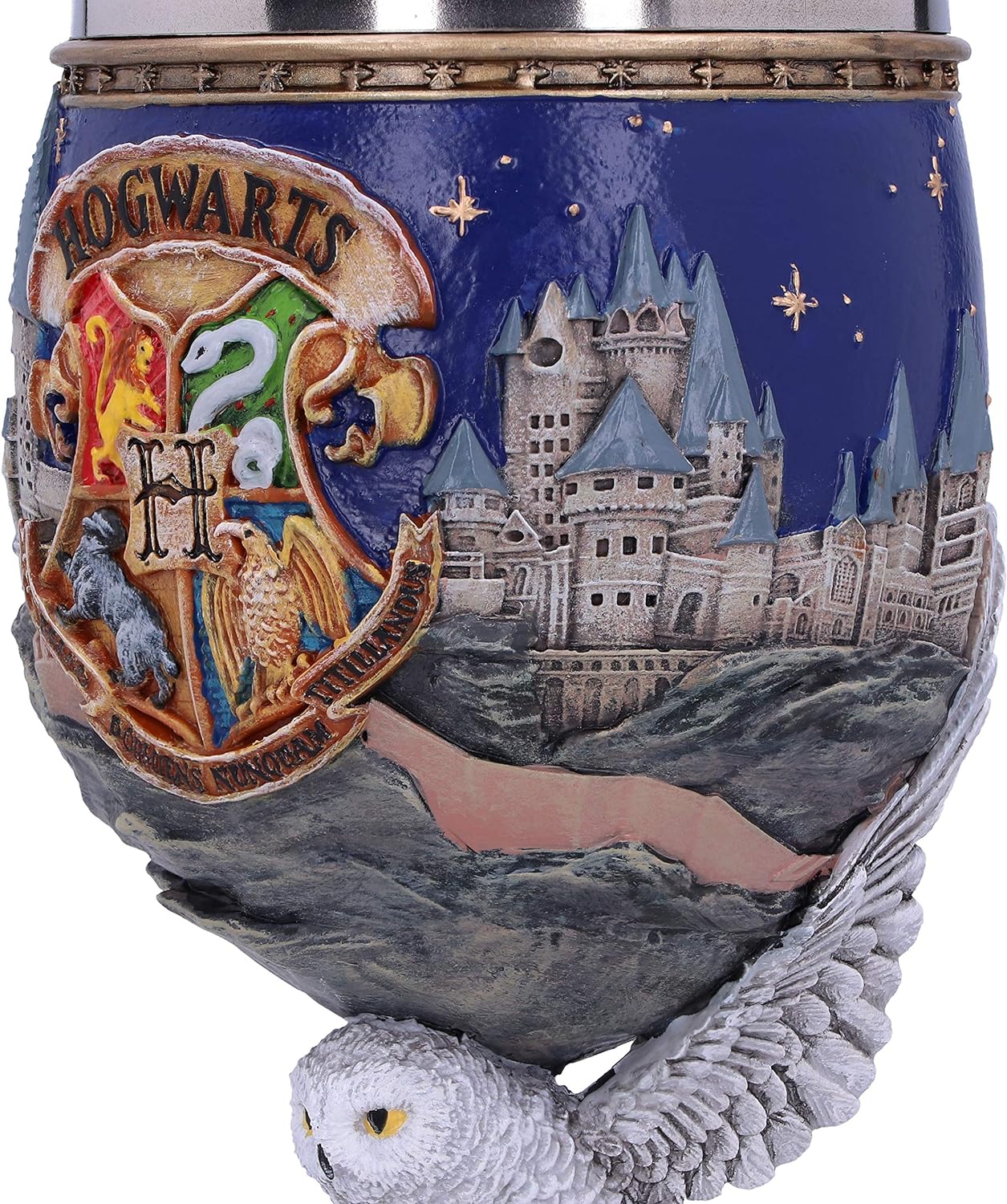 Nemesis Now Collectable Goblet Harry Potter Hogwarts School of Witchcraft and Wizardry Kelch zum Sammeln, Harz, Blau, 1.25 picometer, 1 Stück (1er Pack