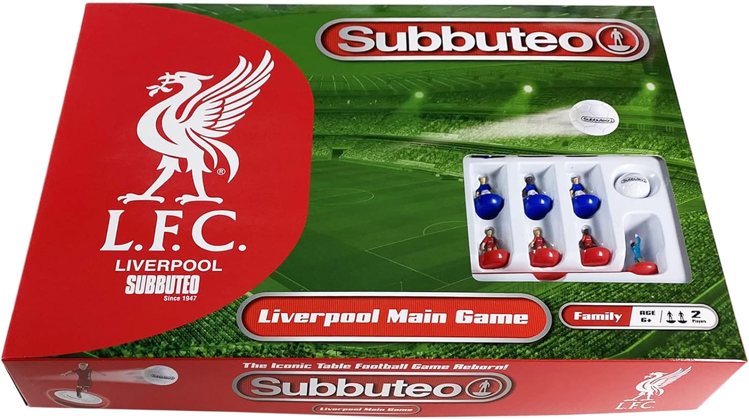 subbuteo Official Liverpool FC Main Game (U08577),Red, For age 6 years and over